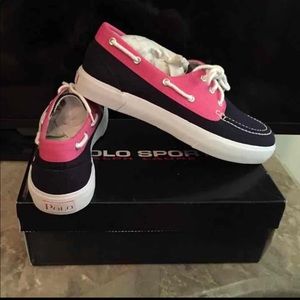 POLO SPORT CANVAS SNEAKERS